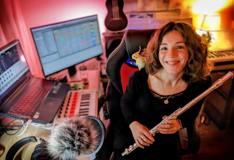 Lydia de la Guía, composer for Cozy Up!