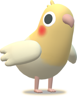 Lilo the cockatiel from Cozy Up!